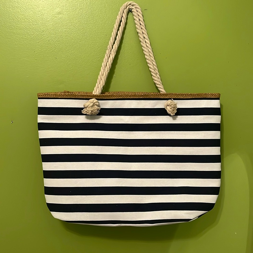 Nwt Large Canvas Tote